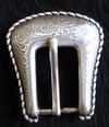 Ant. Silver Rope Edge buckle (two-piece or three peice).