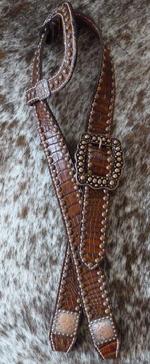 Bling belt style headstall.