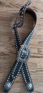 Bling belt style headstall.