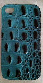 Croc. overlay cell phone cover, case