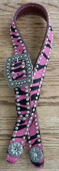 Belt style headstall.