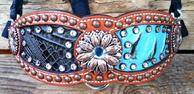 Bling inlay bronc halter.