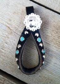 Bling tie down keeper.