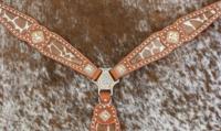Giraffe inlay bling breastcollar.