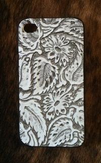 Custom overlayed cell phone case.