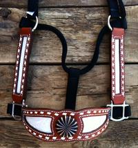 Buck stitched halter.