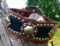 Bling scallop dog collar.
