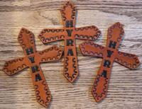Award saddle crosses.